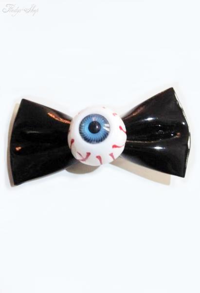 Haarspange Schleife mit Augapfel